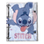 Fichário Universitário Stitch Disney PCV Cristal Dac