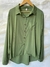 Camisa de fibrana verde musgo