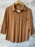 Camisa de fibrana beige