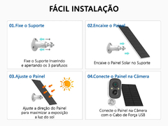 Imagem do Câmera de Vigilância a Energia Solar