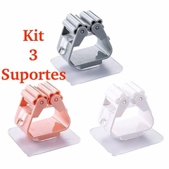 Kit 3 Suportes Adesivo de Vassoura - comprar online