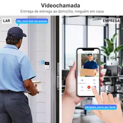 Campanhia Smart com Câmera App - Happier Store