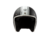 CASCO ABIERTO 721 CHALLENGER S/VISOR NEGRO BLANCO