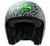 CASCO ABIERTO HAWK ROCKWELL MONSTER PLAIN GRIS/VERDE FLUO - TIENDA SINCRO MOTOS