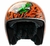 CASCO ABIERTO ROCKWELL 923 MONSTER NARANJA NEGRO BRILLANTE - TIENDA SINCRO MOTOS