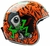 CASCO ABIERTO ROCKWELL 923 MONSTER NARANJA NEGRO BRILLANTE - comprar online