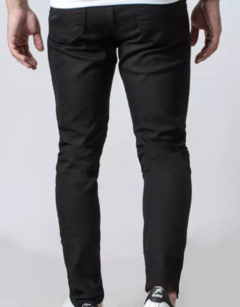 Jean hombre Black Semi Skinny Gabardina - comprar online