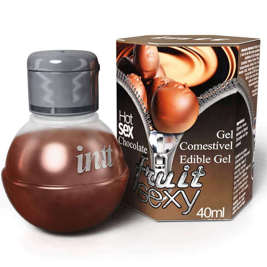 Fruit Sexy Intt Chocolate gel comestivel para sexo oral 40ml - INTT (IN4747)