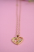 Collar de cadena con dije de corazón - comprar en línea