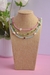 Collar chaquiras, cristales y perlas