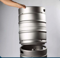 Venda de Barril de Chopp inox 30 litros vazio (novo)