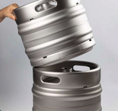 Locação de Barril de chopp vazio 30 Litros inox