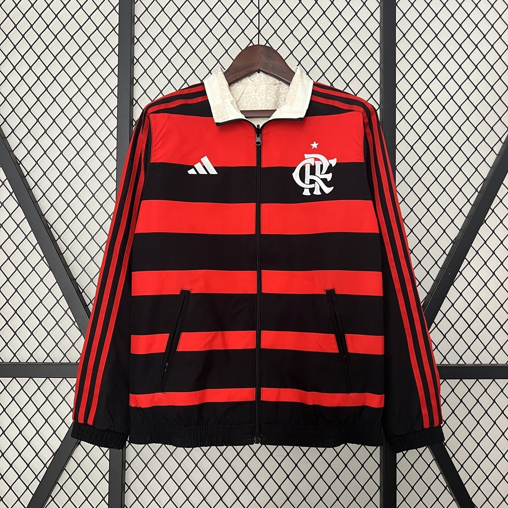 Blusa de frio corta vento do fashion flamengo