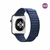 Pulseira para Apple Watch Couro Loop Magnético Azul Meia-Noite - comprar online