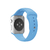 Pulseira para Apple Watch Silicone Azul Bebê