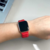 Pulseira para Apple Watch Magnética Couro Elos Vermelho - comprar online