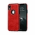 Capa Couro para iPhone 7 ao 15 Pro Max - Vermelho - loja online