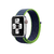 Pulseira Para Apple Watch Nylon Azul Lime