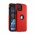 Capa Couro para iPhone 7 ao 15 Pro Max - Vermelho - comprar online