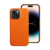 Capa Couro Premium para iPhone X ao 15 Pro Max - Laranja - comprar online