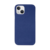 Capa Couro Premium para iPhone X ao 15 Pro Max - Azul - comprar online