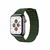 Pulseira para Apple Watch Couro Loop Magnética Verde