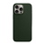 Capa Couro MagSafe para iPhone 13 ao 15 Pro Max - Verde