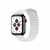 Pulseira para Apple Watch Couro Loop Magnético Branco