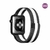 Pulseira para Apple Watch Milanês Preto/Branco - comprar online