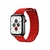 Pulseira para Apple Watch Couro Loop Magnético Vermelho