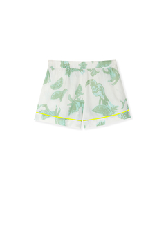 Buzios Short Set Pajamas Green - Lima del Sur