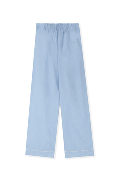 Copacabana Long Set Pajamas Light Blue en internet