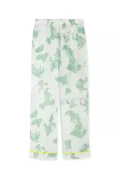 Buzios Long Set Pajamas Green - tienda online