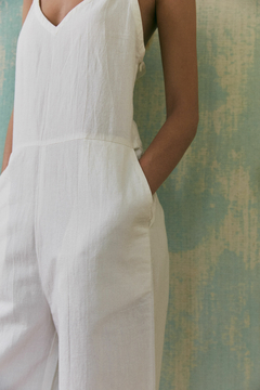 Brasilia Jumpsuit Ivory - tienda online