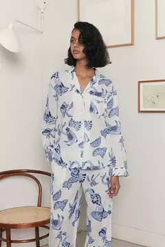 Buzios Long Set Pajamas Blue