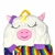 SACO DE DORMIR INFANTIL VIRA MOCHILA 140X50CM UNICORNIO - loja online