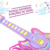 BRINQUEDO GUITARRA E MICROFONE INFANTIL MUSICAL ROSA