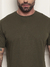 Camiseta Pima Lisa Verde Militar - comprar online