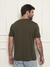 Camiseta Pima Lisa Verde Militar - Moveon