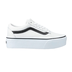 Vans Old Skool Stackfomr de Piel White