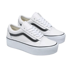 Vans Old Skool Stackfomr de Piel White - comprar en línea