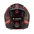 CASCO LS2 - 353 CARRERA MATT BLACK RED - daipins