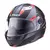 CASCO LS2 - 370 EASY STRIPE NEGRO/ROJO en internet