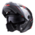 CASCO LS2 - 370 EASY STRIPE NEGRO/ROJO