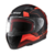 CASCO LS2 - 353 CARRERA MATT BLACK RED