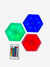 Luces Led Rgb Set X 3 Hexagonal Pared + Control Remoto - comprar online