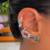 Brinco Ear Cuff Banhado em Ouro 18k