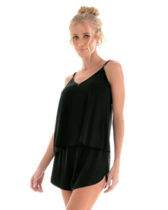 Babydoll com Renda Preto