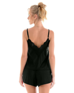 Babydoll com Renda Preto - comprar online