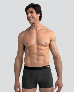 Cueca Boxer Microfibra Risca de Giz . - comprar online